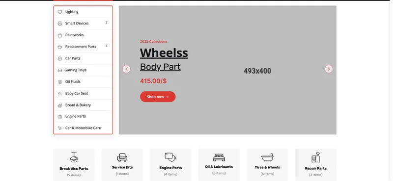 Phần body mẫu thiết kế website Phú Yên