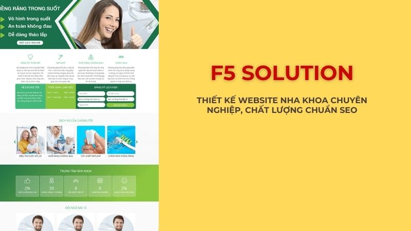 Dịch vụ thiết kế website chuyên nghiệp F5 Solution