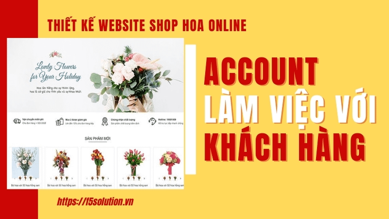 quy trình thiết kế web bán hoa