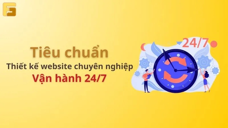 Khả năng Vận hành 24/7 khi thiết kế website ở Nghệ An.