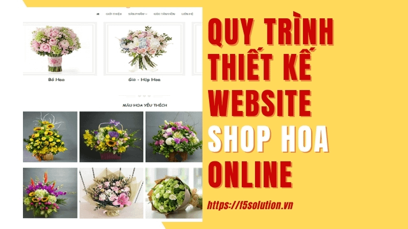xây dựng trang web bán hoa online