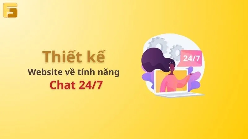 Thiết kế website ở Nghệ An với tính năng Chat 24/7.