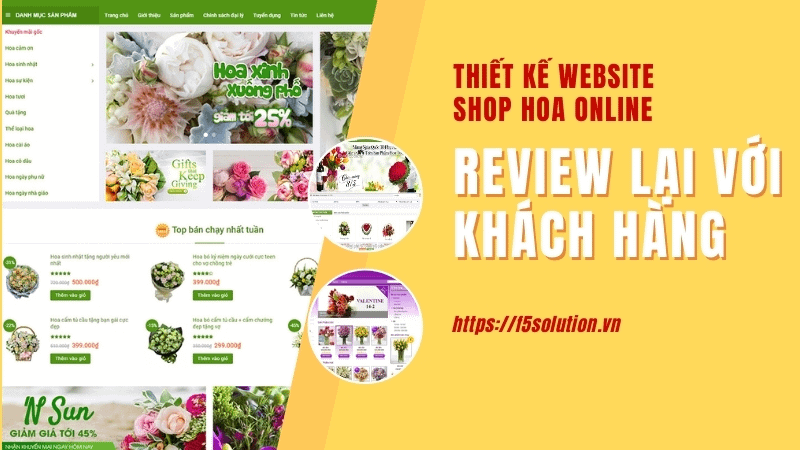 review giao diện thiết kế website