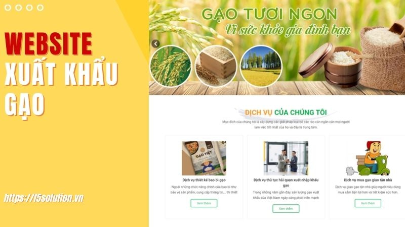 Website bán gạo