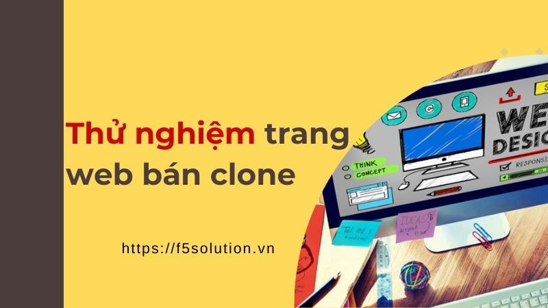 Thử nghiệm trang website bán clone