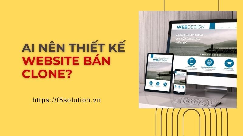 thiết kế website bán clone