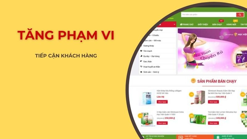 Sở hữu website đông y giúp tăng phạm vi tiếp cận khách hàng 