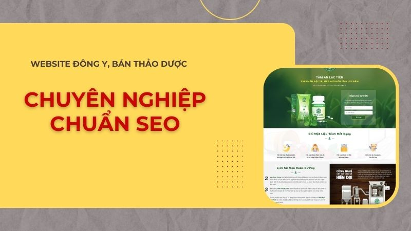khái niệm website đông y, bán thảo dược chuyên nghiệp