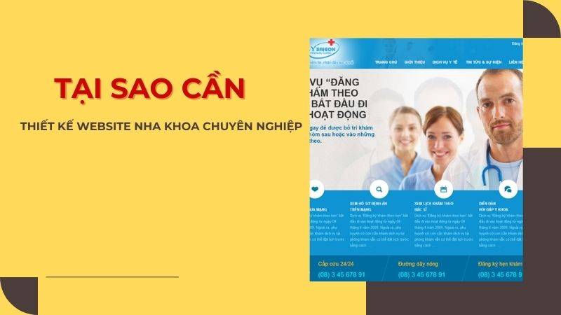 Tại sao cần thiết kế website nha khoa?