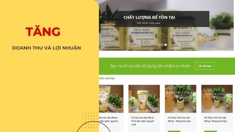 Tăng doanh thu lợi nhuận khi có website chuyên nghiệp, chuẩn SEO