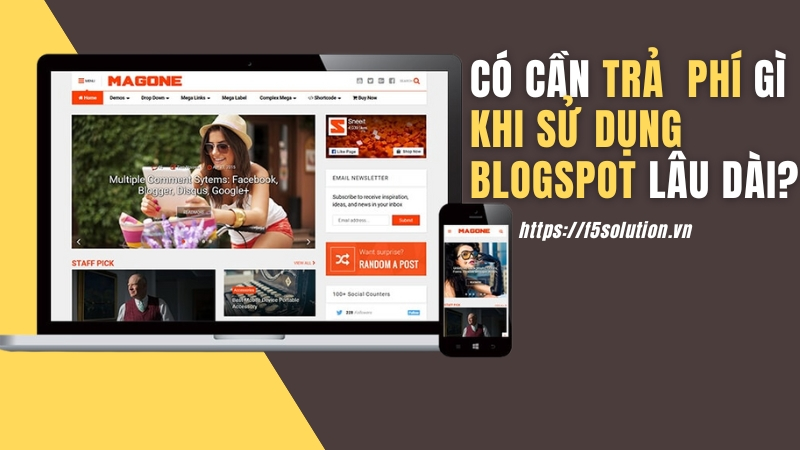 các khoản phí cần trả khi làm blogspot
