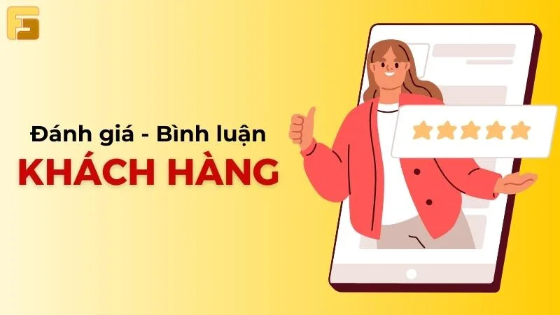 Đánh giá khách hàng trên website