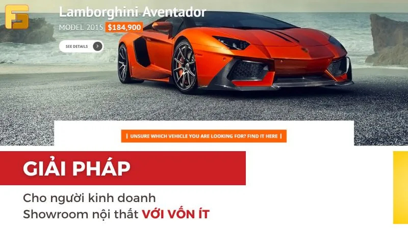 Giải pháp cho người kinh doanh Showroom ít vốn