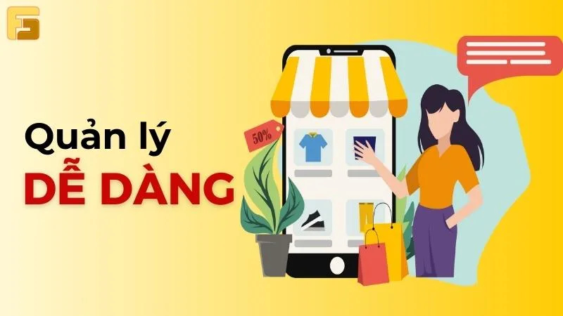 quản lý hàng hóa dễ dàng