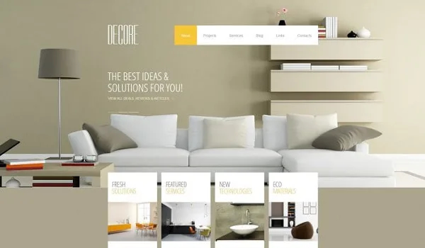 Mẫu thiết kế Website Showroom F5
