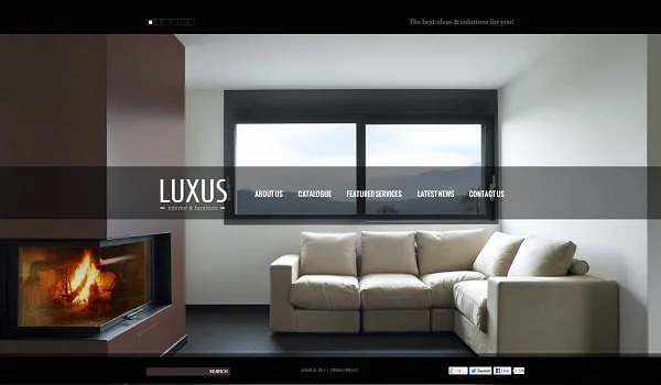 Mẫu thiết kế Website Showroom