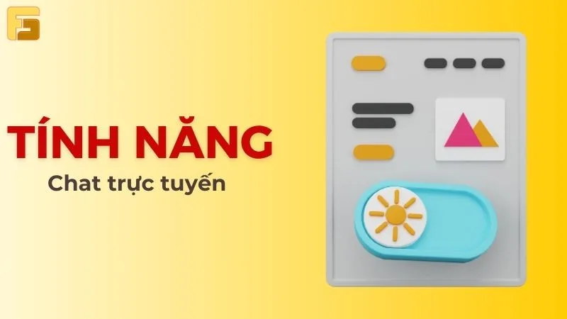 Tính năng chat trực tuyến của website trường mẫu giáo