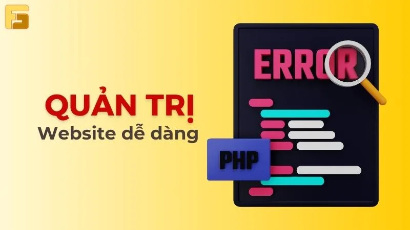 Website mầm non quản trị dễ dàng khi được thiết kế tại F5